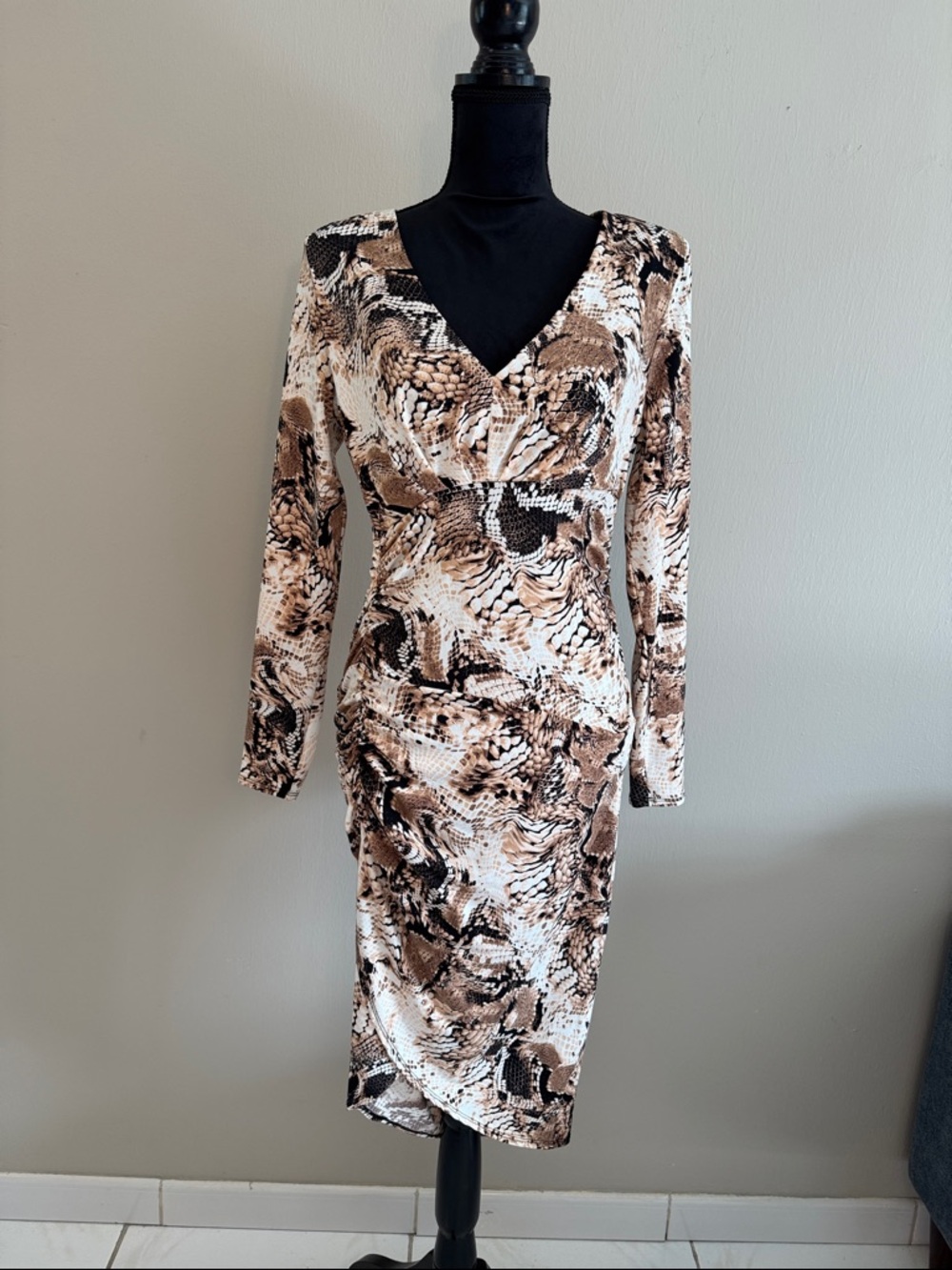 INC Snake print dress